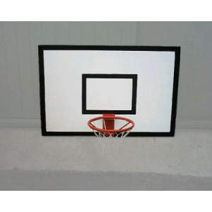 Щит баскетбольный тренировочный 1200×800 мм, фанера 18 мм, с основанием Ds152