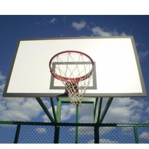 Щит баскетбольный игровой 1800×1050 мм, фанера 18 мм, с основанием Ds156