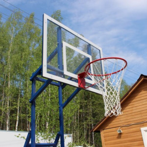 Щит баскетбольный тренировочный 1200×900 мм, оргстекло 10 мм, с основанием Ds158