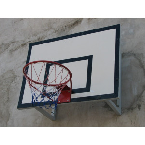 Щит баскетбольный антивандальный игровой 1800×1050 мм, с основанием Ds157