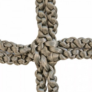 Заградительная сетка. Ячейка 40х40 мм. Нить 8 мм. ПЭ (Двойная габионовая) Заградительная сетка. Ячейка 40х40 мм. Нить 8 мм. ПЭ (Двойная габионовая)