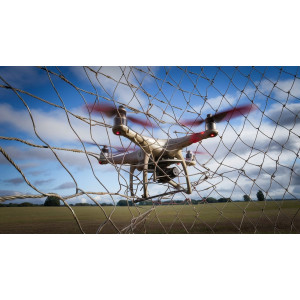 Защитная сетка от БПЛА и дронов яч 4см нить 2,3мм Защитная сетка от БПЛА и дронов яч 4см нить 2,3мм